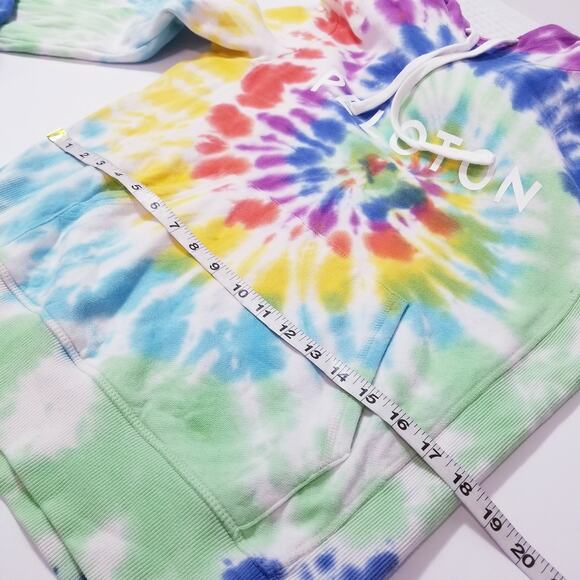 Spiritual Gangster x Peloton Unisex Tie Dye Hoodie Pullover Sweater - Picture 7 of 13